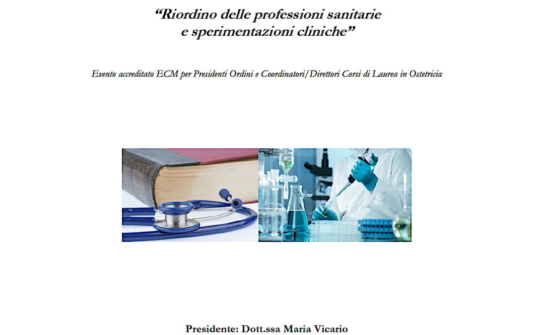Roma 23.11.2018 | La “Carta di Napoli” per la tutela della persona nelle sperimentazioni cliniche