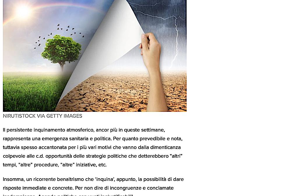 Huffington Post 24.1.2020 | Il Manifesto di Assisi apre alla speranza