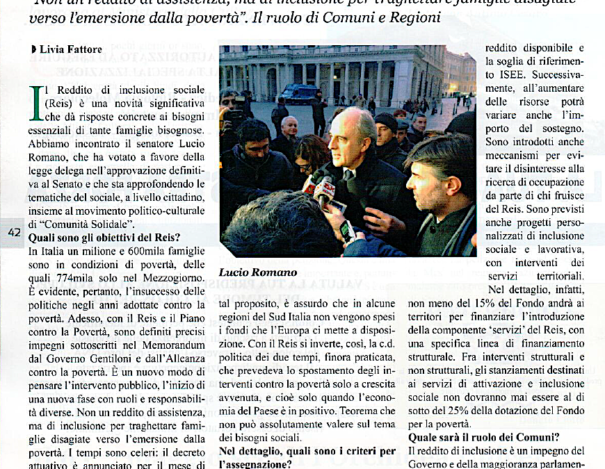 NeroSuBianco 30.4.2017 | Reddito di inclusione, ne parliamo con Romano