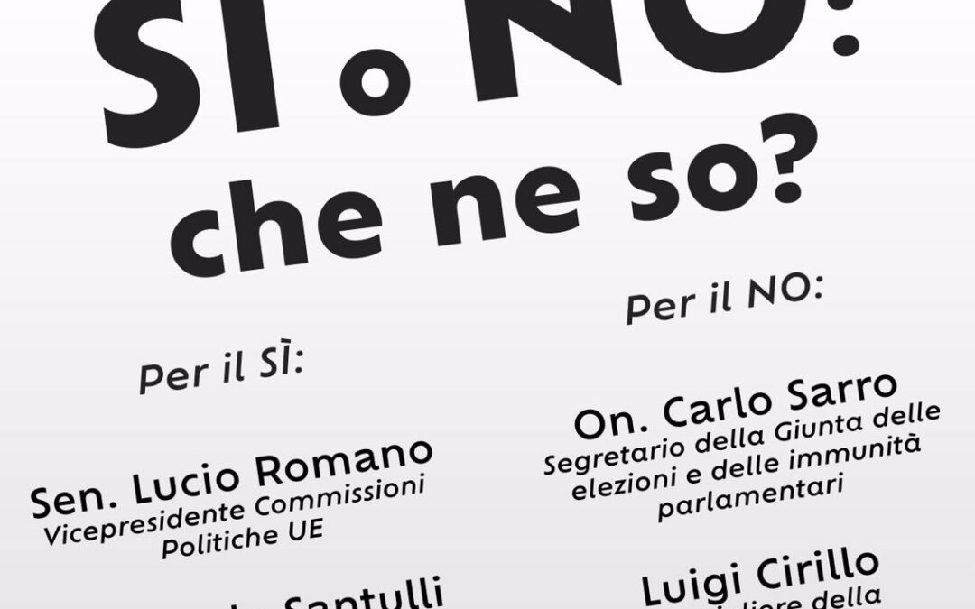 Aversa 28.11.2016 | SI o NO: che ne so?