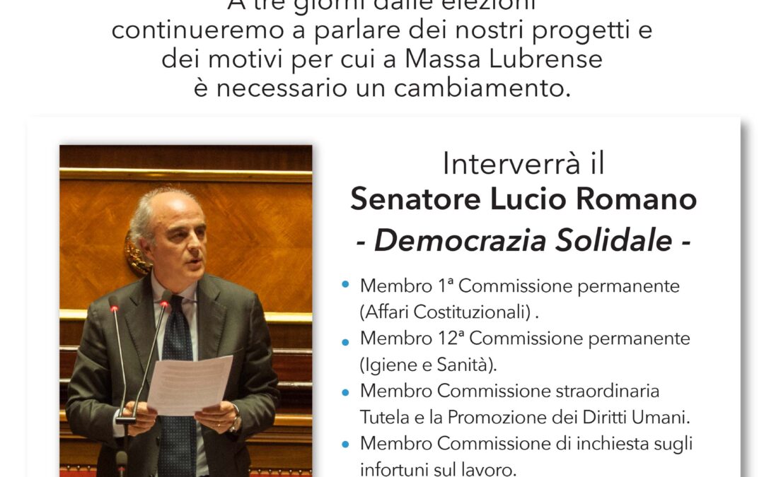 Massa Lubrense 28.5.2015 | Il Patto incontra i cittadini