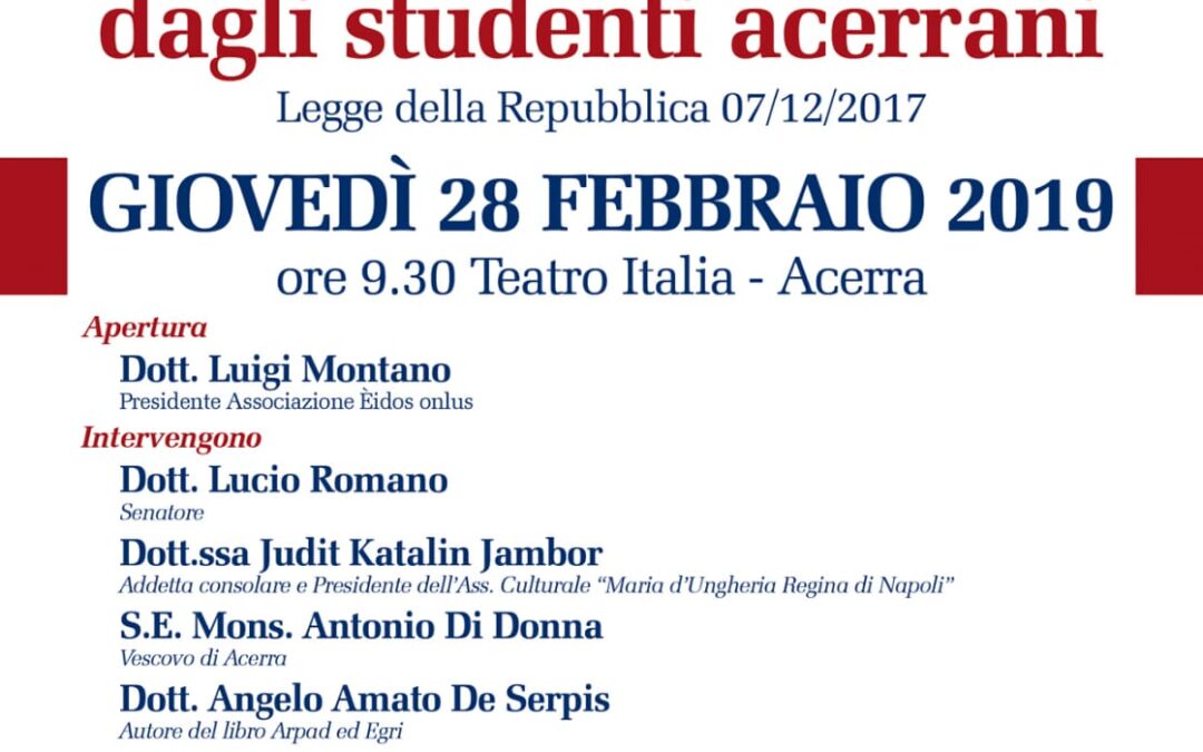 Acerra (Na) 28.2.2019 | “I Giusti” …