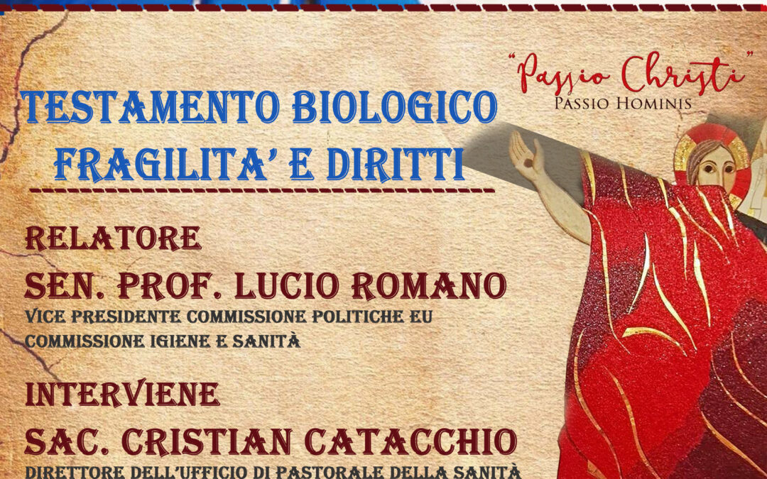 San Giorgio Jonico (Taranto) 15.3.2018 | Testamento biologico