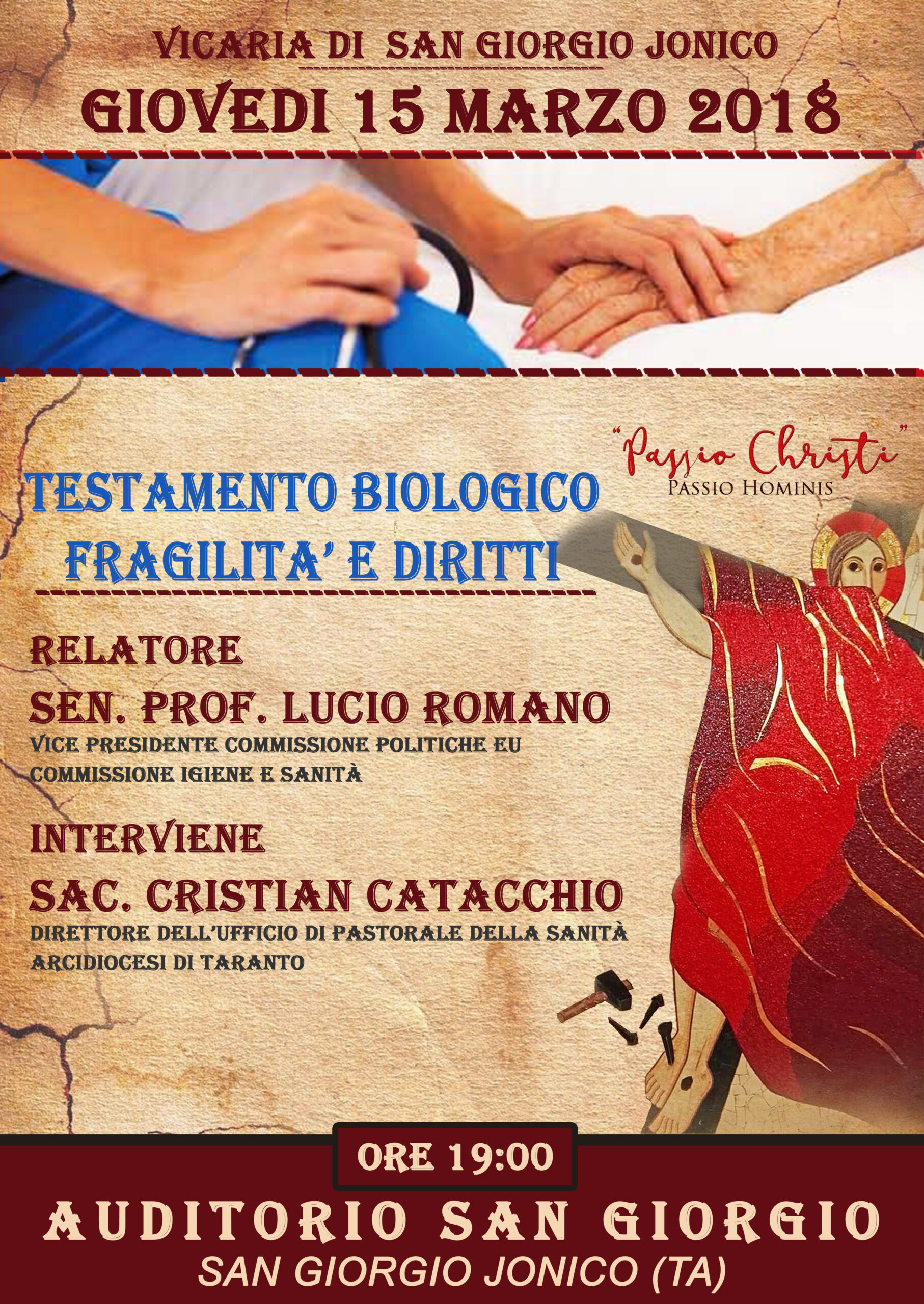 Convegno Biotestamento (S. Giorgio Ionico, 15.3.2018)