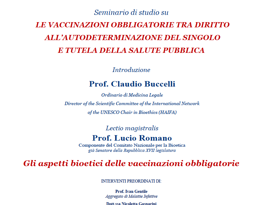 Napoli 19.10.2018 | World Bioethics Day