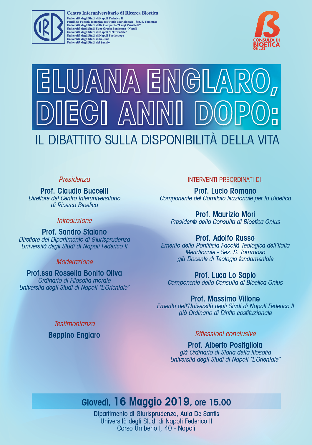 Convegno CIRB (Napoli, 16.5.2019)