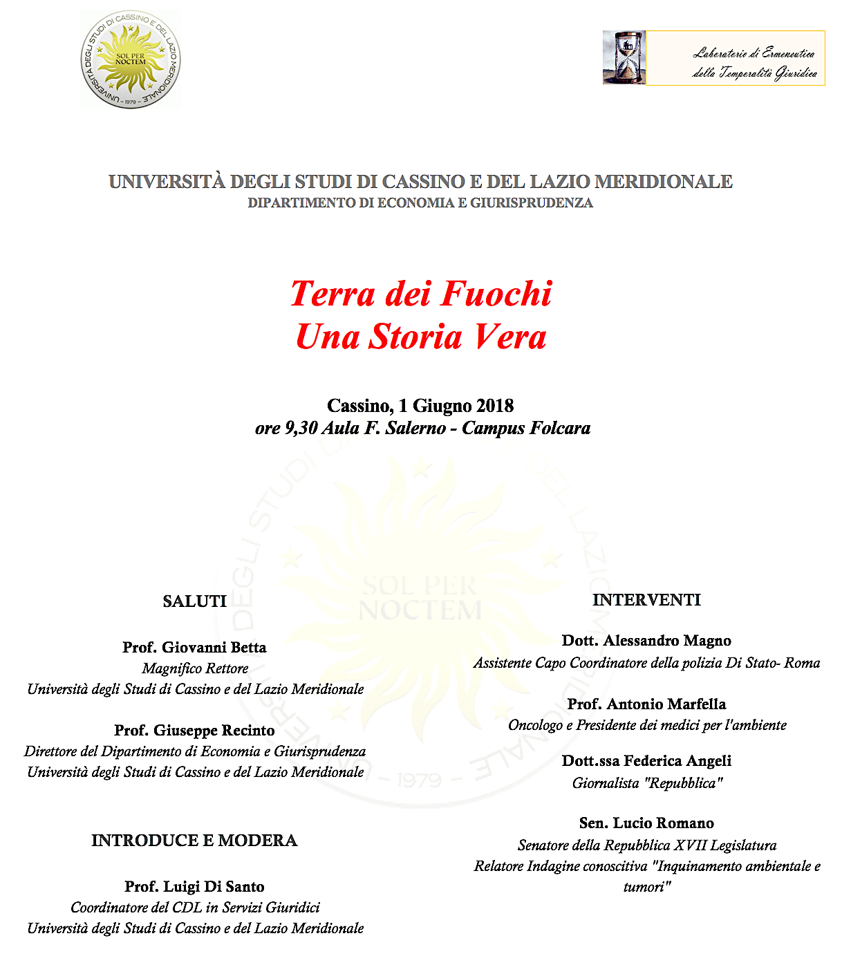 Convegno (Cassino, 11.6.18)