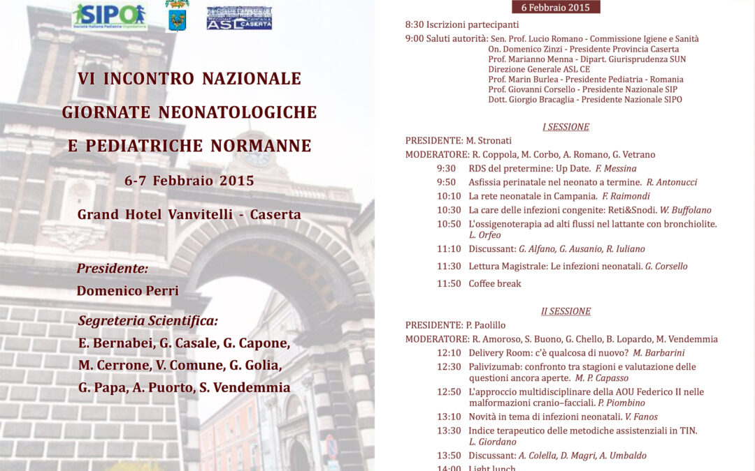 Caserta 6.2.2015 | Giornate neonatologiche e pediatriche normanne