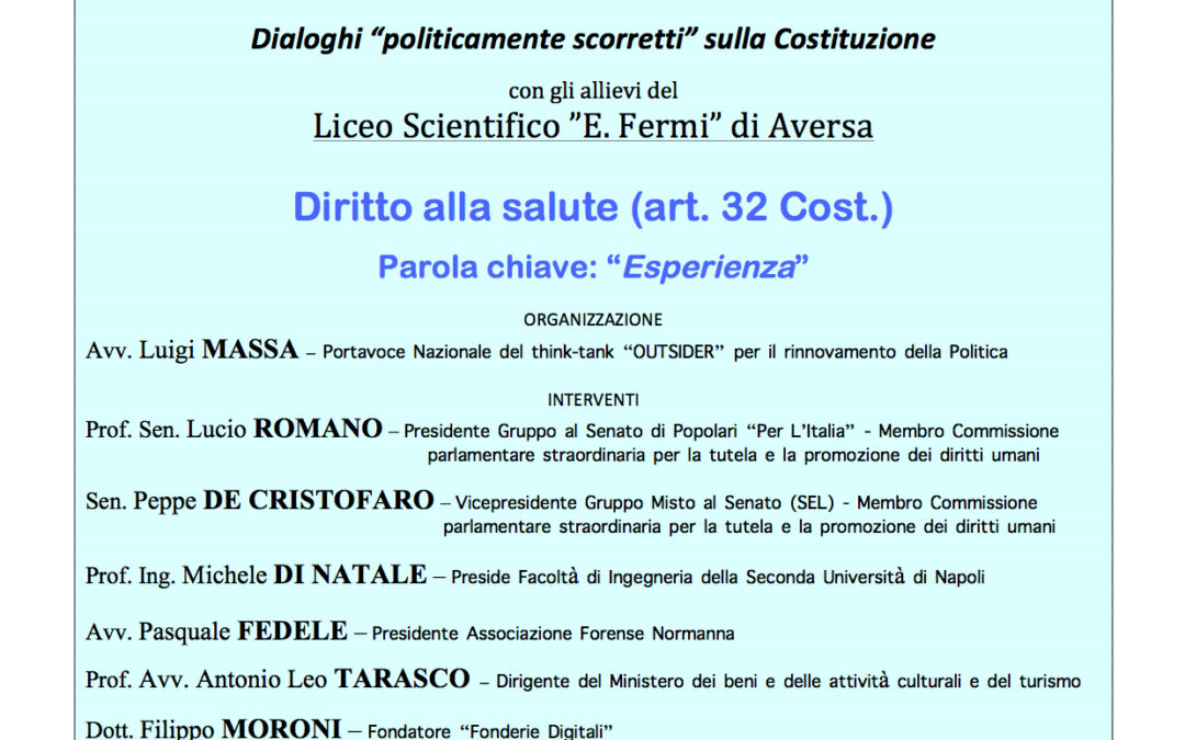 Aversa 22.2.2014 | Dialoghi sulla Costituzione