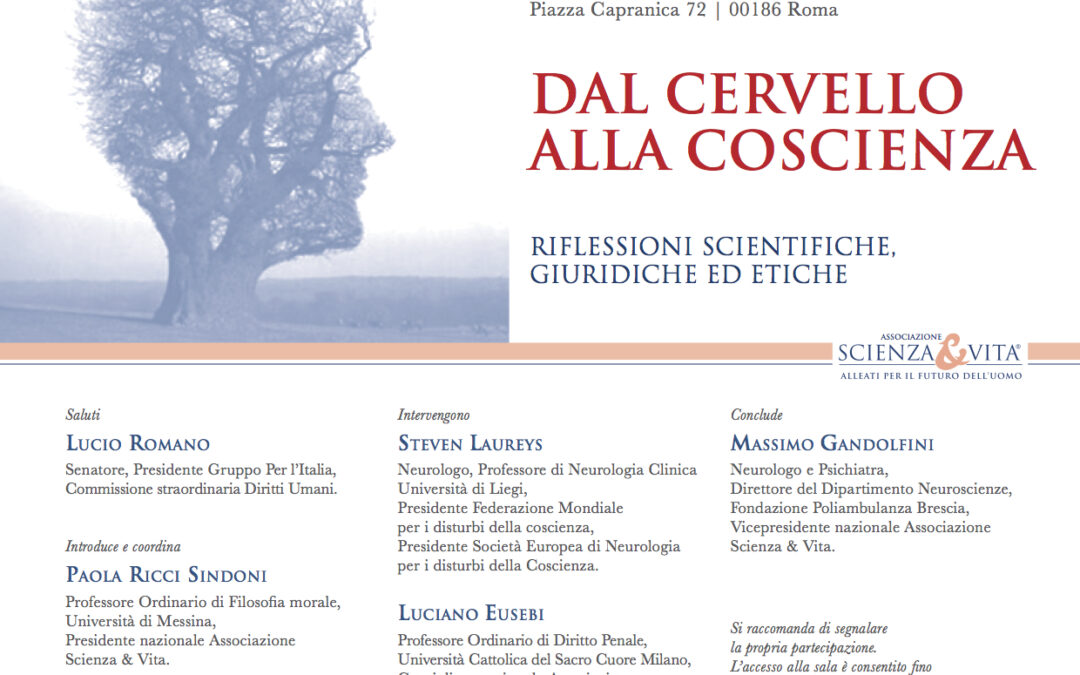 Roma 06.3.2014 | Dal cervello alla coscienza