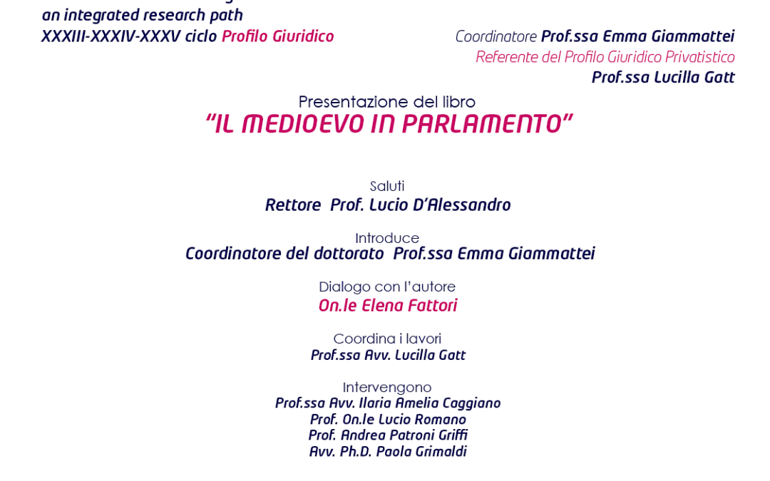 Webinar 26.6.2020 | Presentazione libro “Il medioevo in Parlamento”