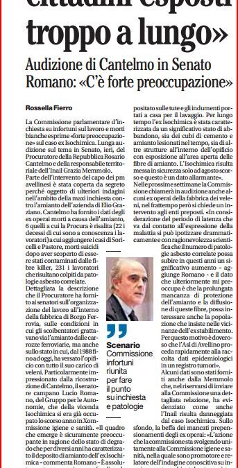 Il Mattino 25.11.2015 |Isochimica, cittadini esposti troppo a lungo.