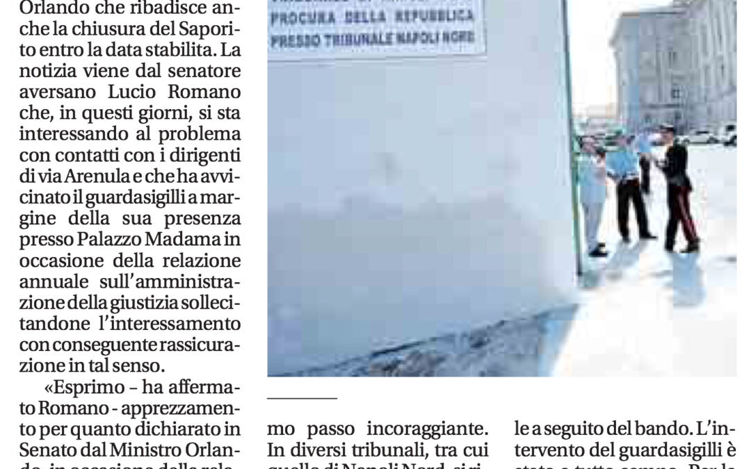 Il Mattino 22.1.2015 | Dalla mobilità gli amministrativi per Napoli Nord