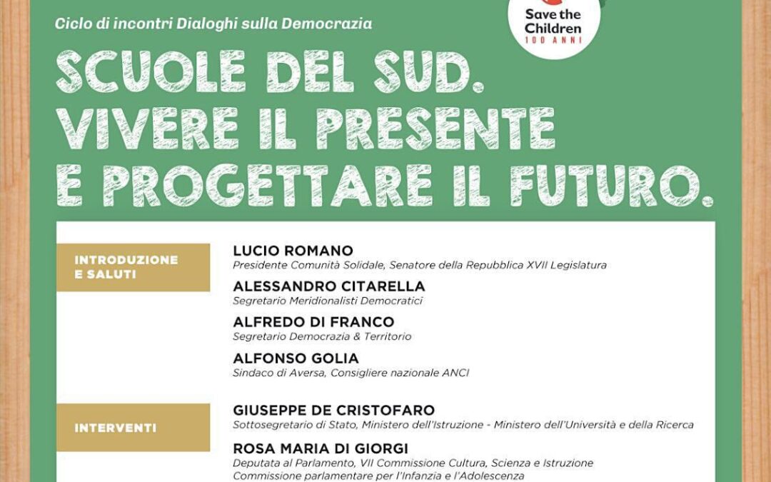 Webinar 12.6.2020 | Scuole del Sud. Vivere il presente e progettare il futuro.