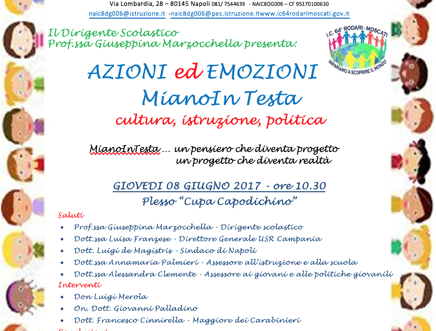 Miano (Na) 8.6.2017 | Azione ed emozioni. Miano InTesta