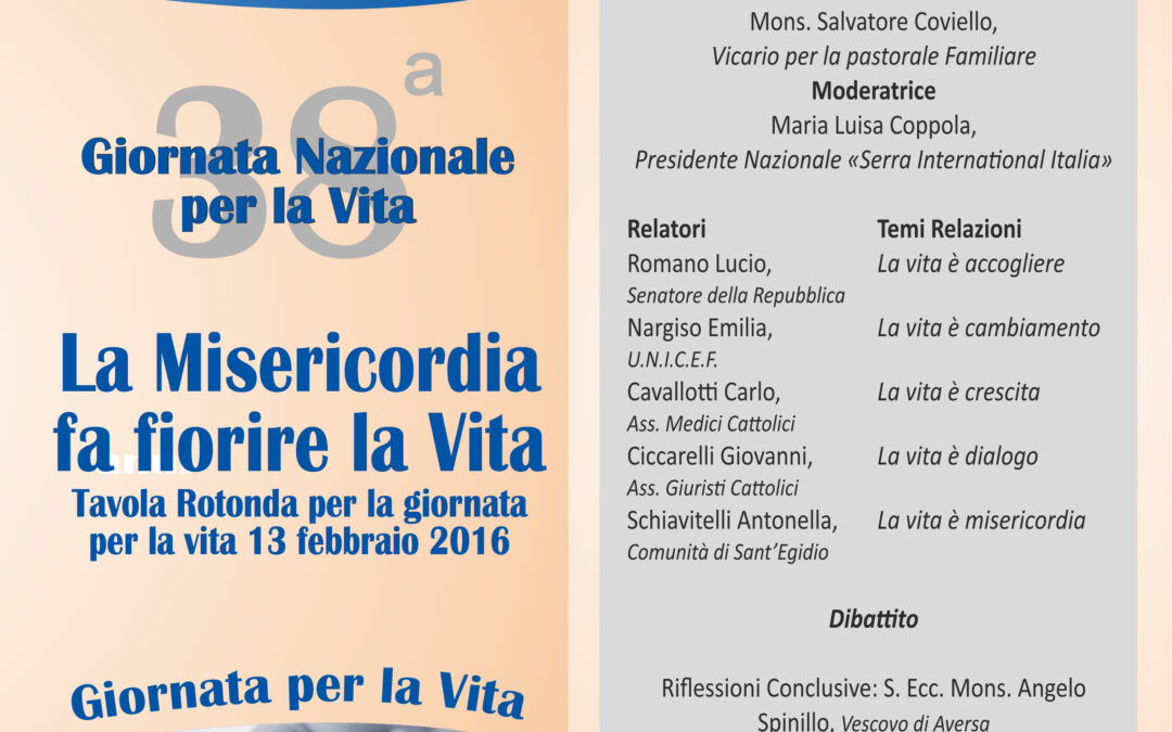 Aversa 13.2.2016 | Giornata nazionale per la Vita