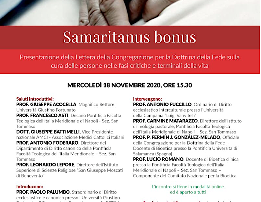 Webinar 18.11.2020 | Samaritanus bonus