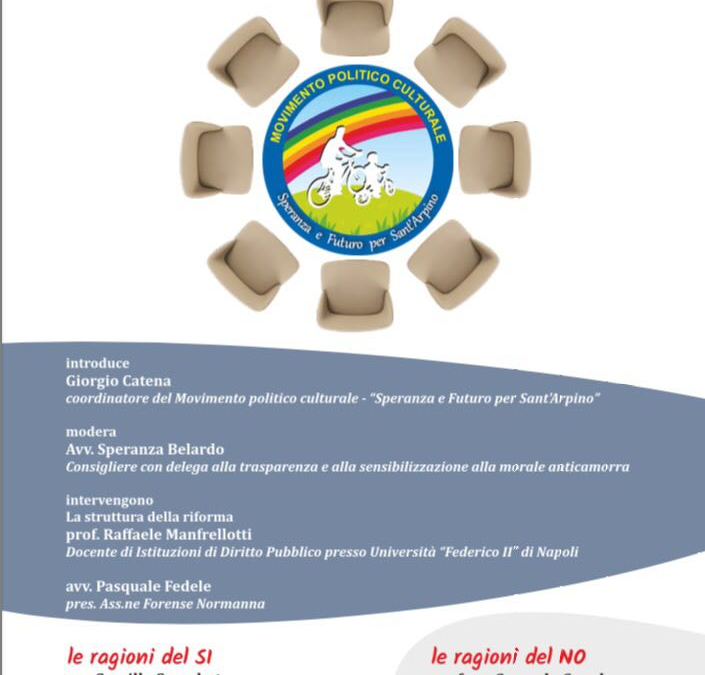 Sant’Arpino (Ce) 15.10.2016 | Referendum costituzionale