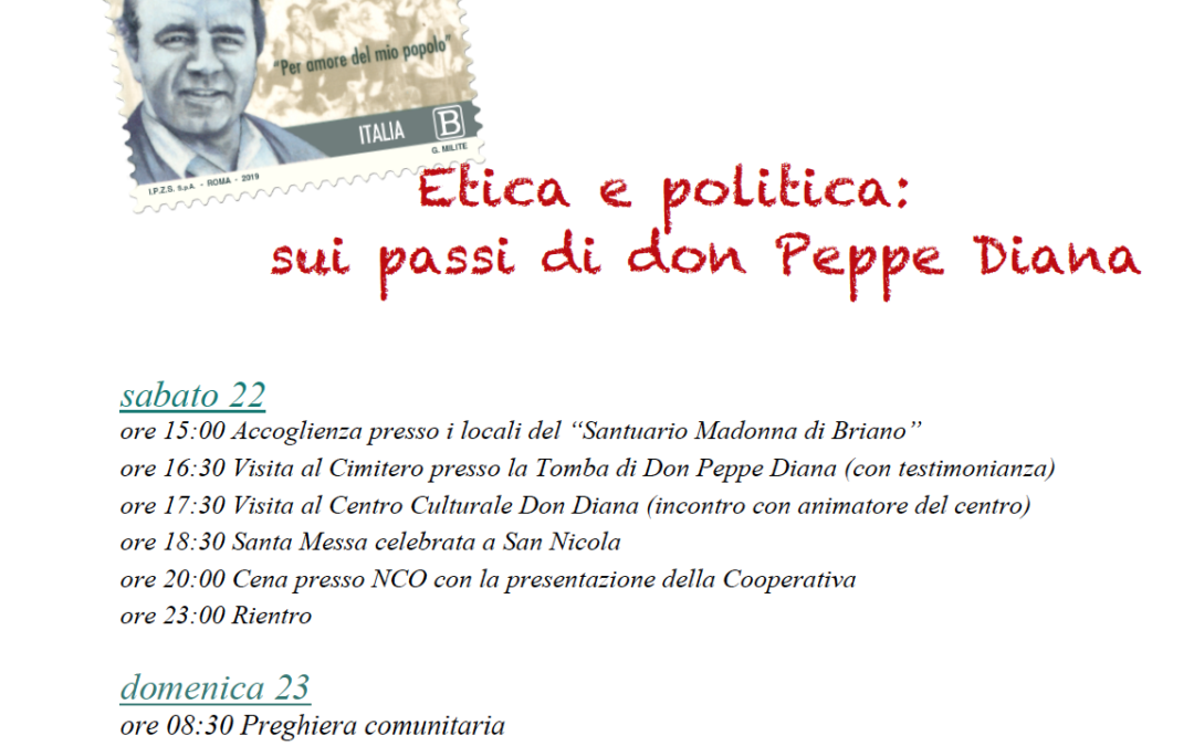 Villa di Briano (Ce) 23.6.2019 | Seminario nazionale: etica e politica sui passi di Don Peppe Diana