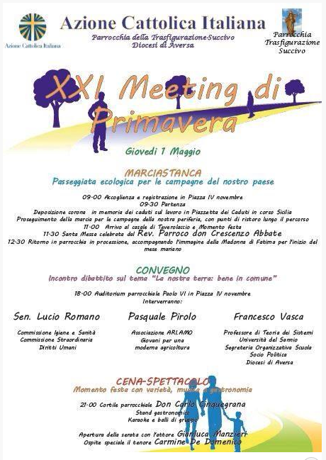Succivo (Ce) 1.5.2014 | XXI meeting di primavera