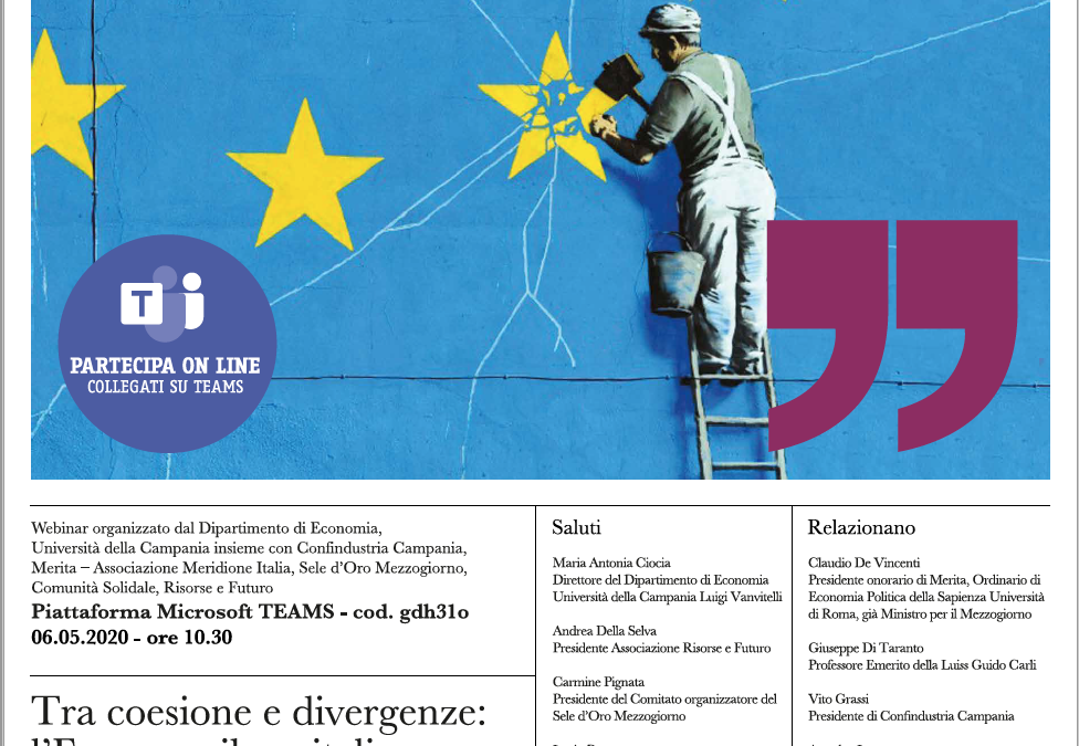 Webinar 6.5.2020 | Tra coesione e divergenze: l’Europa e il capitalismo all’epoca del virus