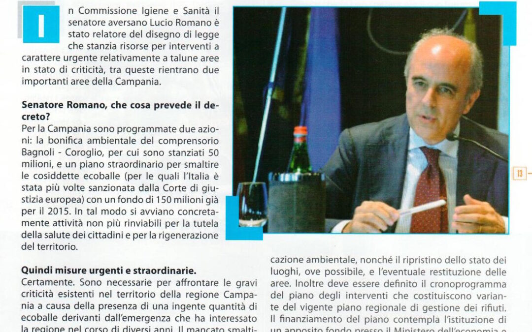 Osservatorio Cittadino 6.12.2015 | 200milioni per Terra dei Fuochi e Bagnoli.