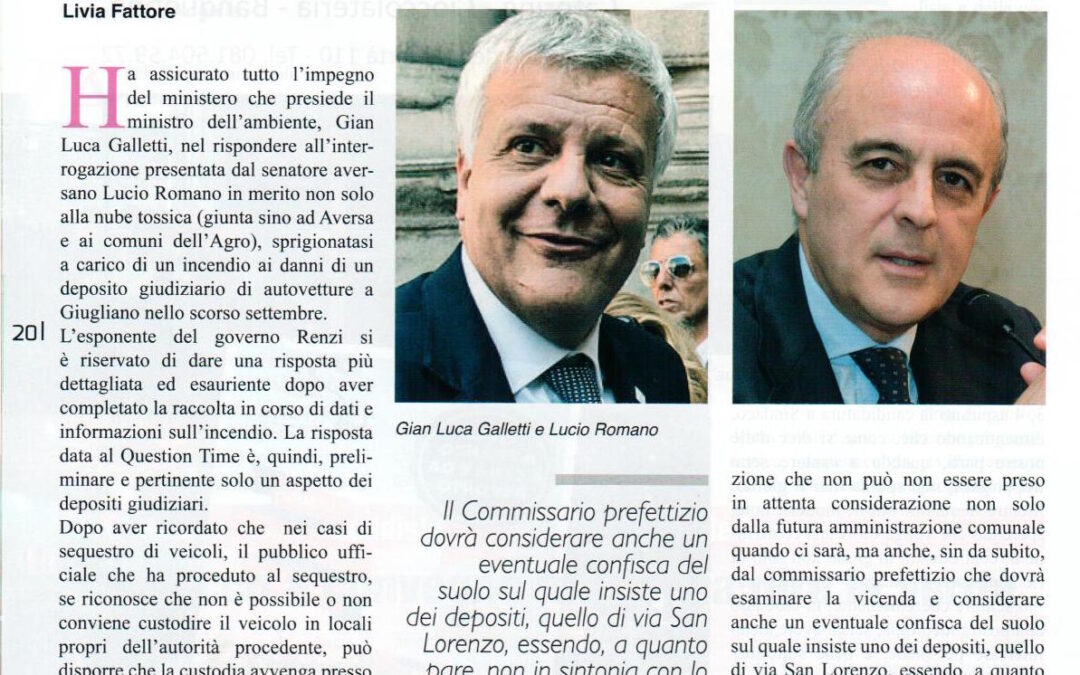 NeroSuBianco 1.11.2015 | Depositi giudiziari, ci saranno delle novità.