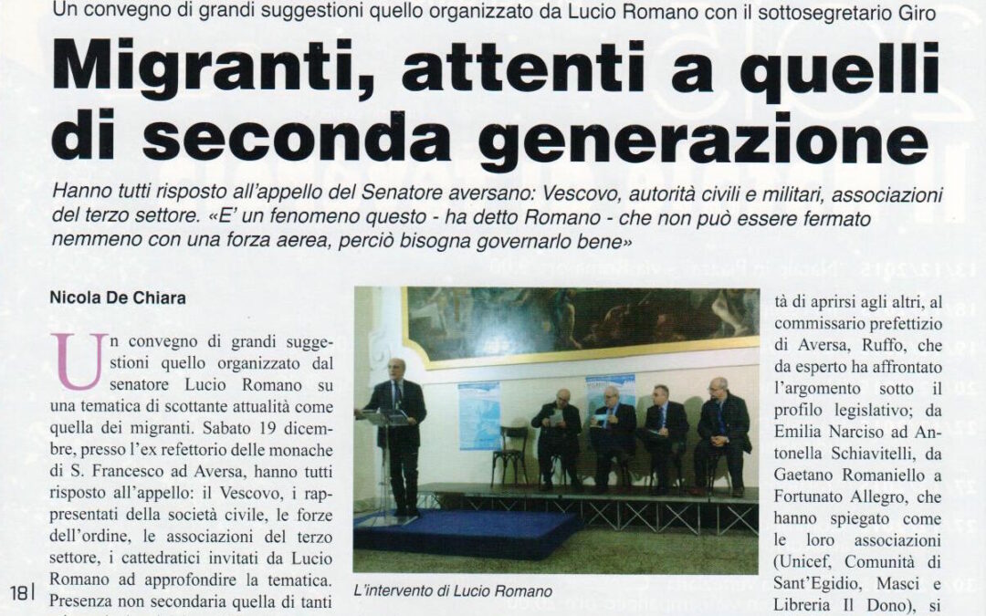 NeroSuBianco 25.12.2015 | Migranti, attenti a quelli di seconda generazione