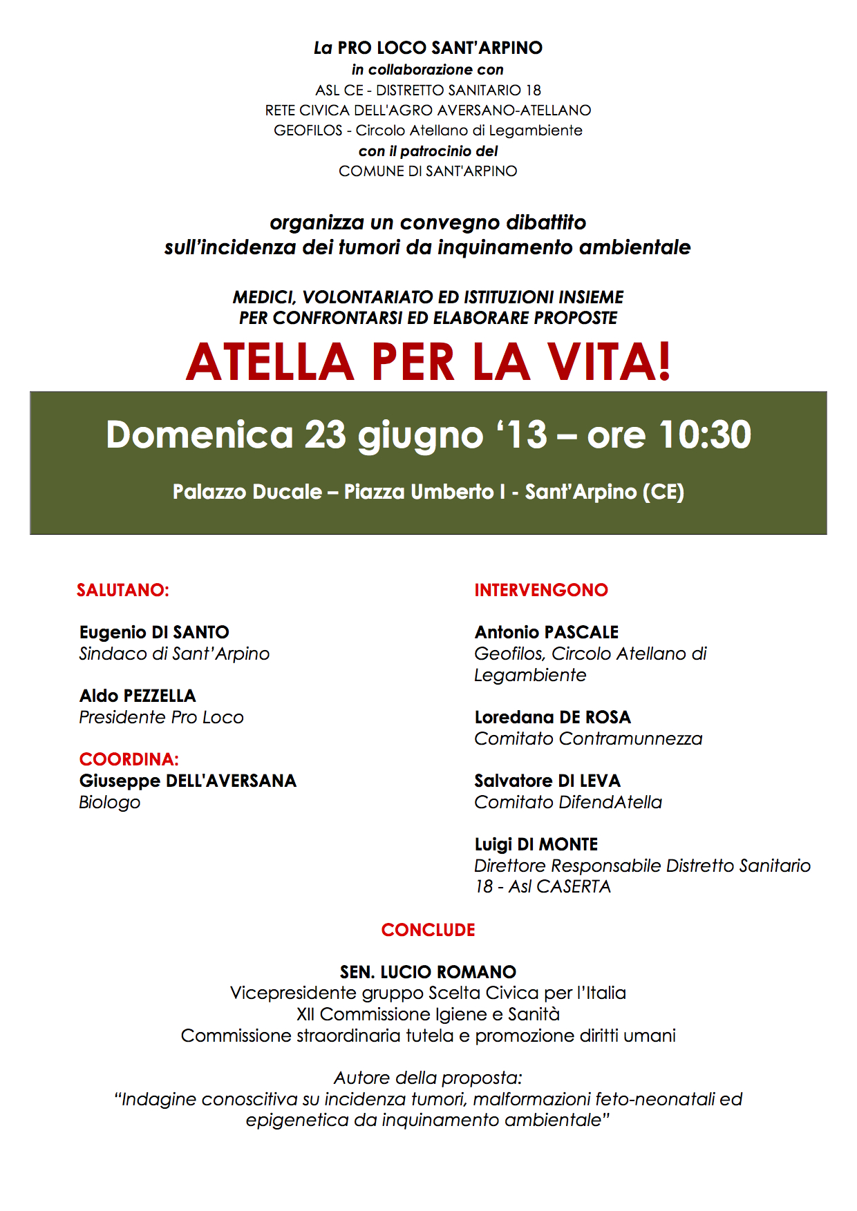 Sant’Arpino 23.6.2013 | Atella per la Vita