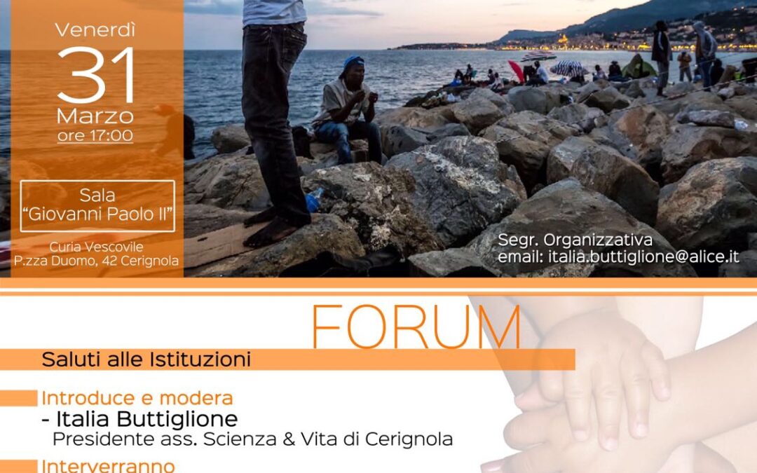 Cerignola 31.03.2017 | Il volto umano dell’accoglienza