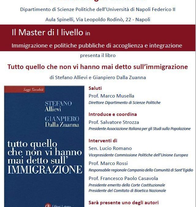 Napoli 8.07.2016 | Tutto quello che non vi hanno mai detto sull’immigrazione
