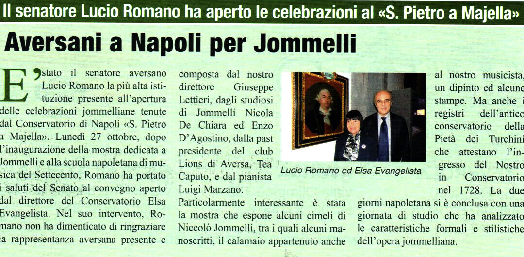 NeroSuBianco 2.11.2014 | Aversani a Napoli per Jommelli