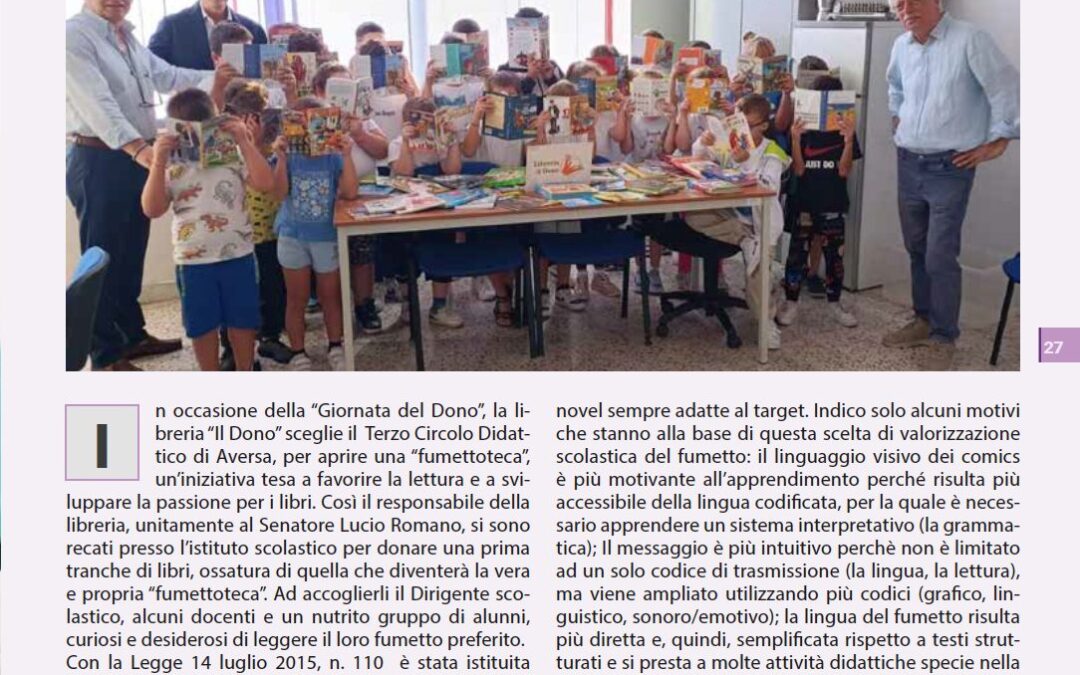 Una “fumettoteca” al  Terzo Circolo didattico di Aversa
