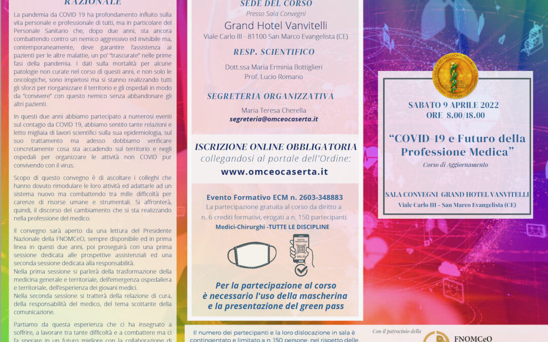 Covid-19 e futuro della professione medica