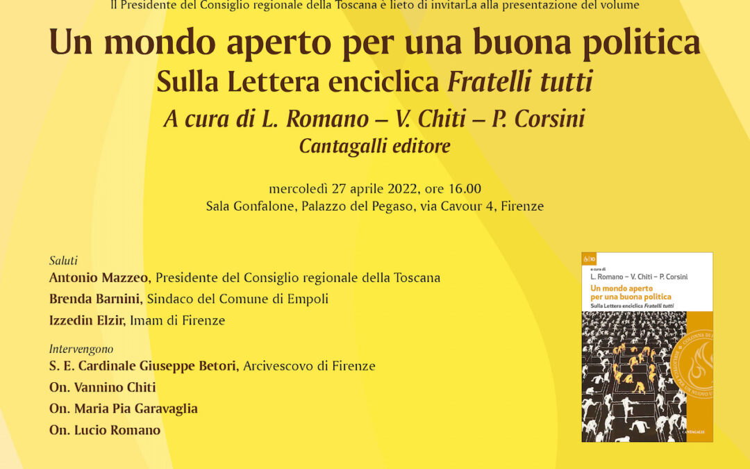 Un mondo aperto per una buona politica. Sulla Lettera enciclica Fratelli tutti