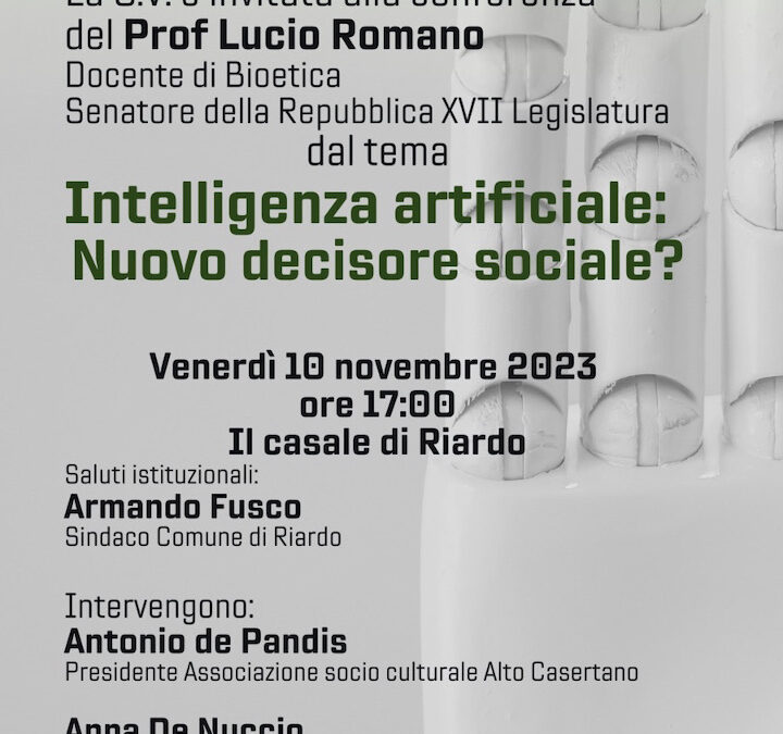 Intelligenza artificiale: nuovo decisore sociale?