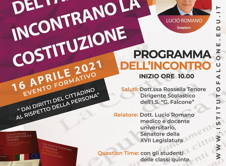I giovani del Falcone incontrano la Costituzione
