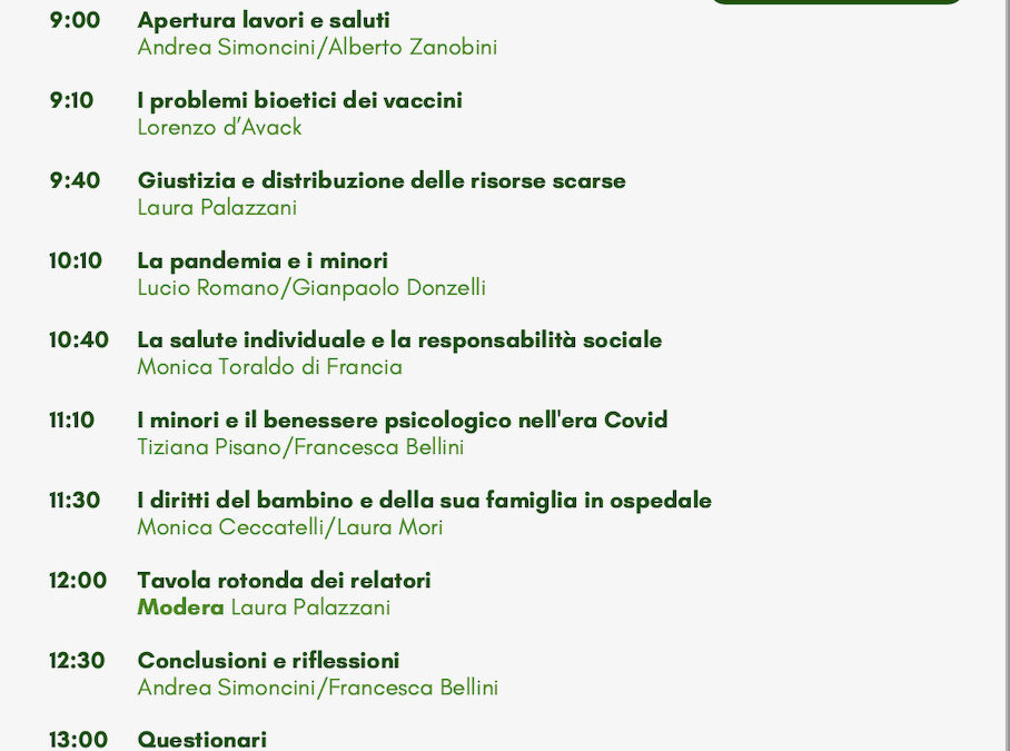 La pandemia e i minori