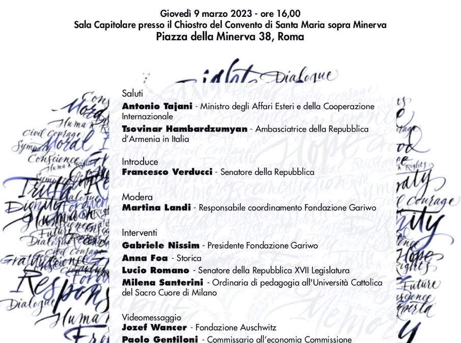 Costruire democrazia nel nostro tempo, contrastare discriminazioni, persecuzioni e discorsi d’odio
