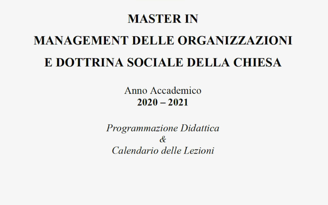 Come portare la DSC nell’impegno politico e sociale