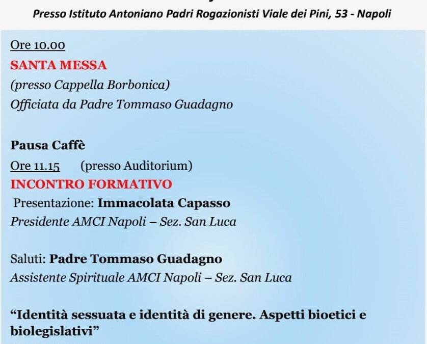 Identità sessuata e identità di genere. Aspetti bioetici e biolegislativi