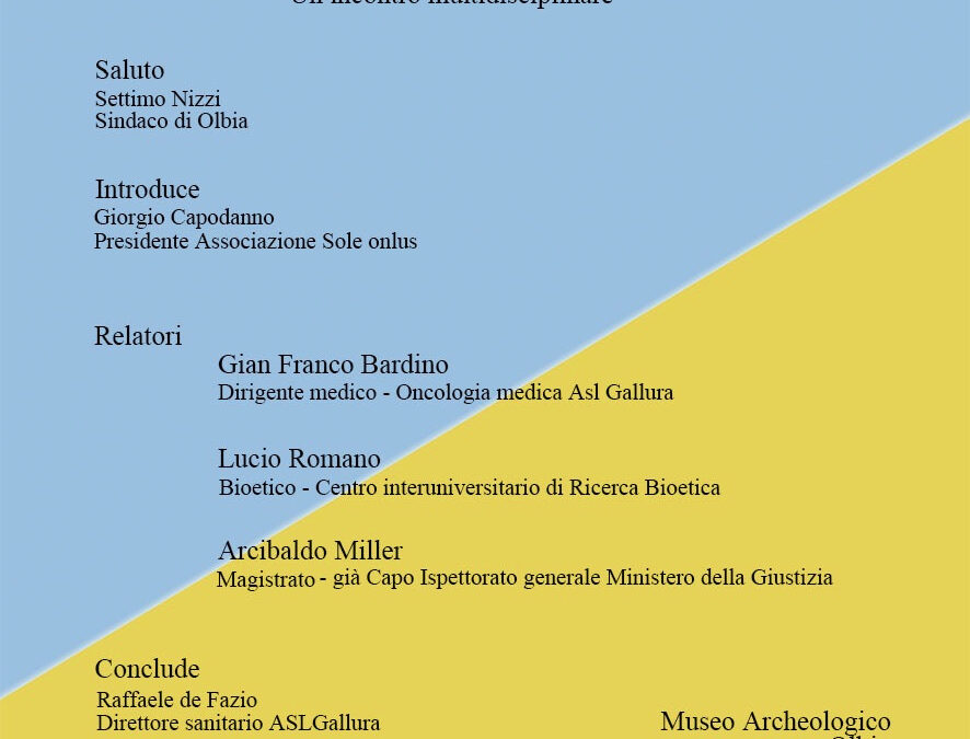 La malattia oncologica: un incontro multidisciplinare