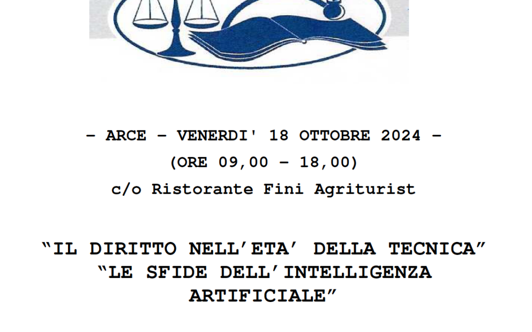 Il diritto nell’età della tecnica. Le sfide dell’intelligenza artificiale