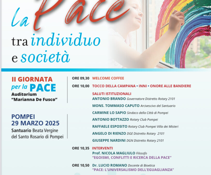La Pace tra individuo e società