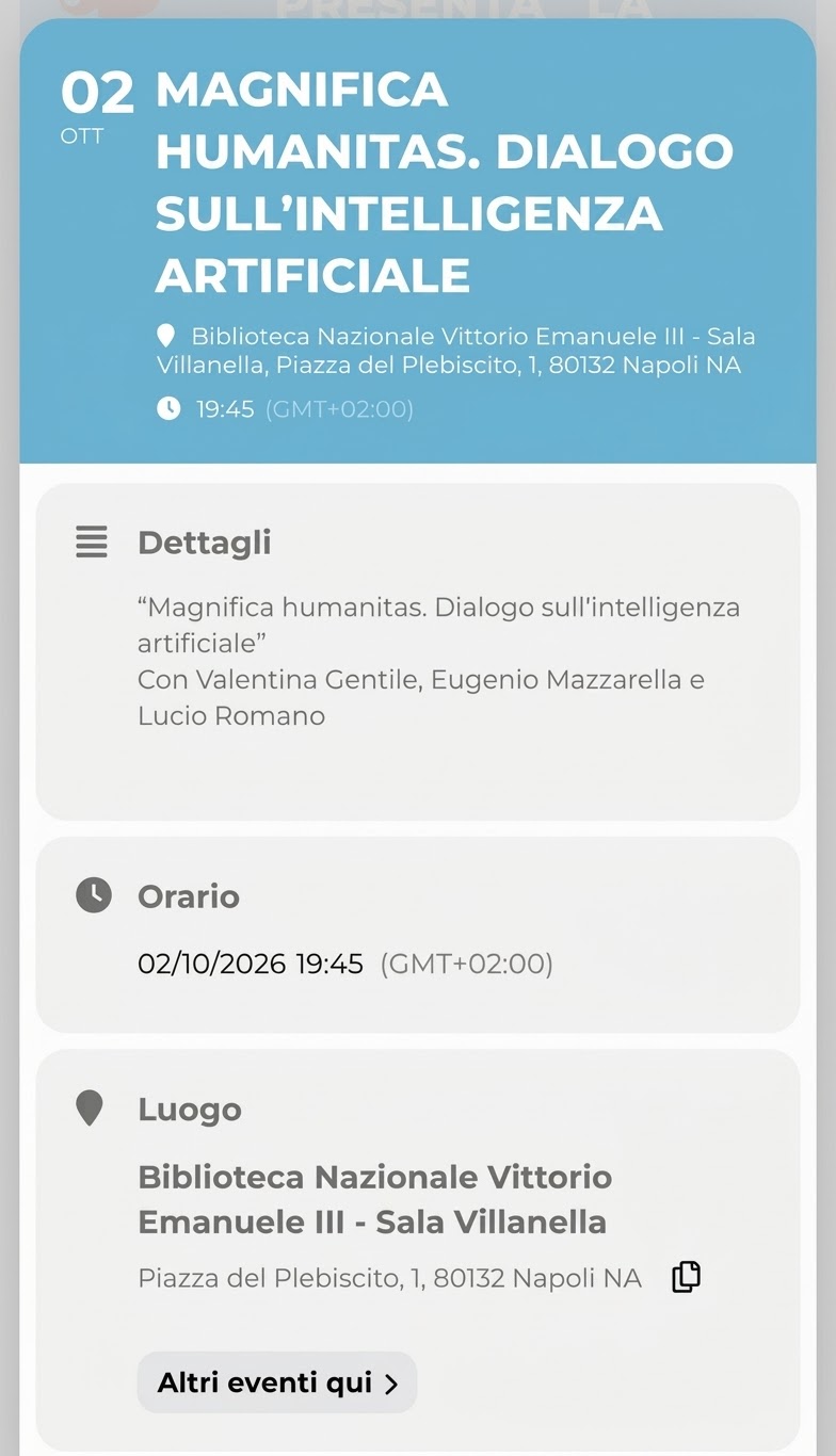 Magnifica Humanitas. Dialogo sull’intelligenza artificiale